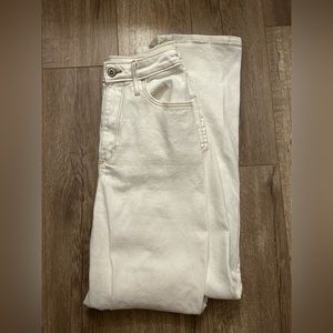 Hollister White Ultra Curvy High Rise Jeans